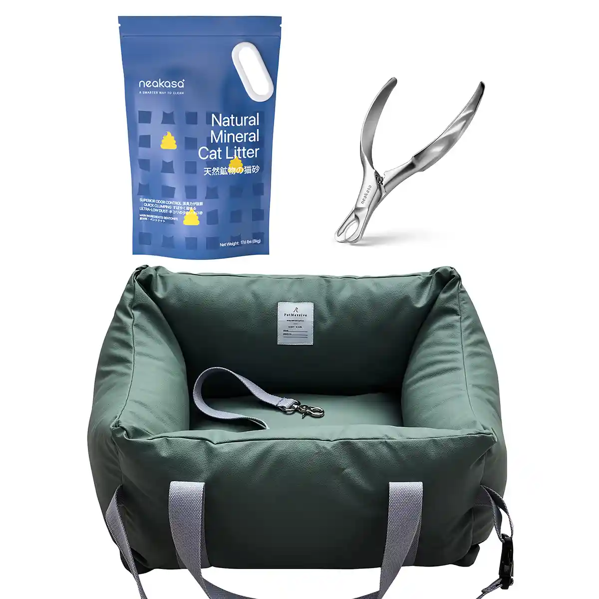 Neakasa Dog Car Seat, Nail Clipper & Mineral Cat Litter Bundle - Image 14