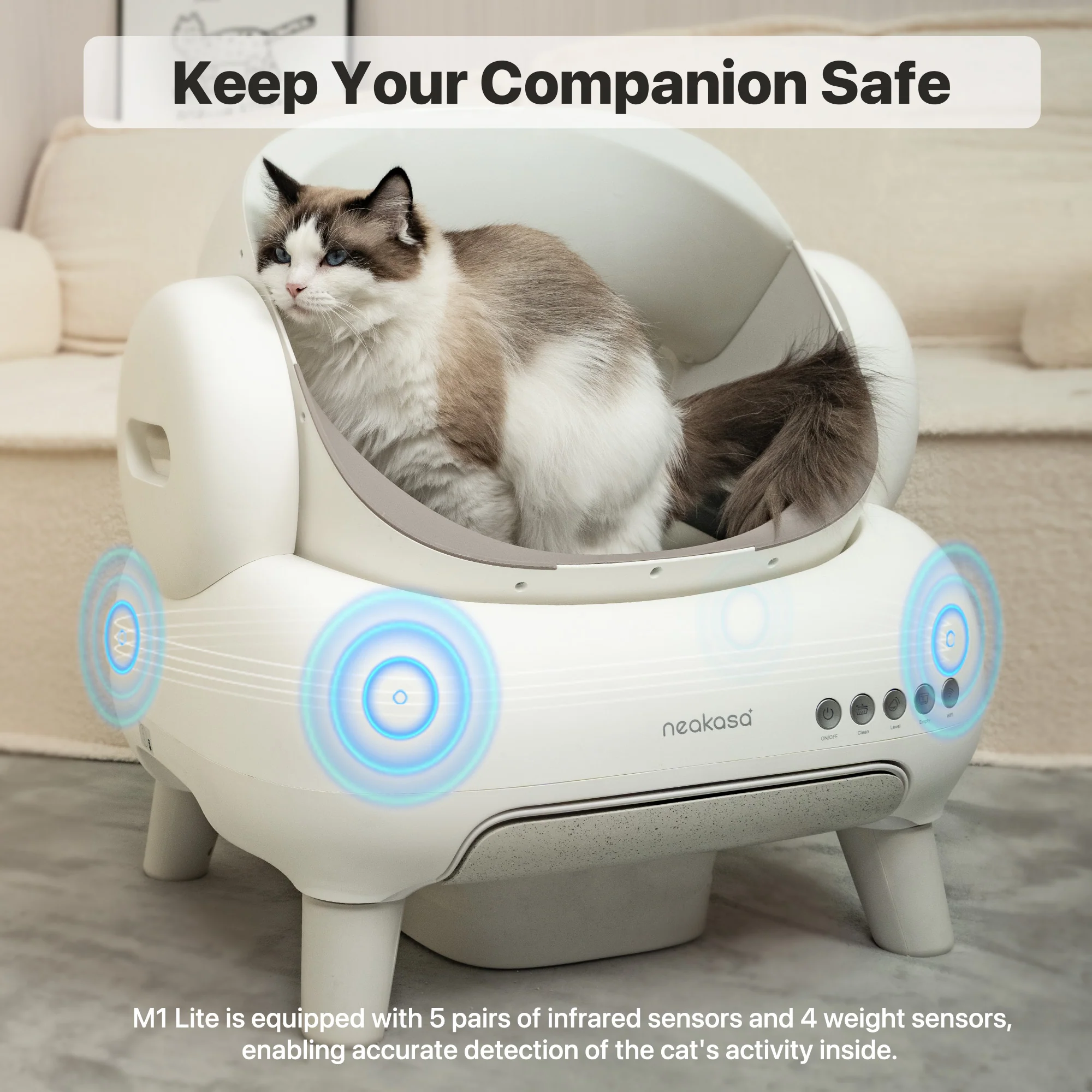 Neakasa M1 Lite Self-Cleaning Cat Litter Box 2-Pack Bundle - Image 5
