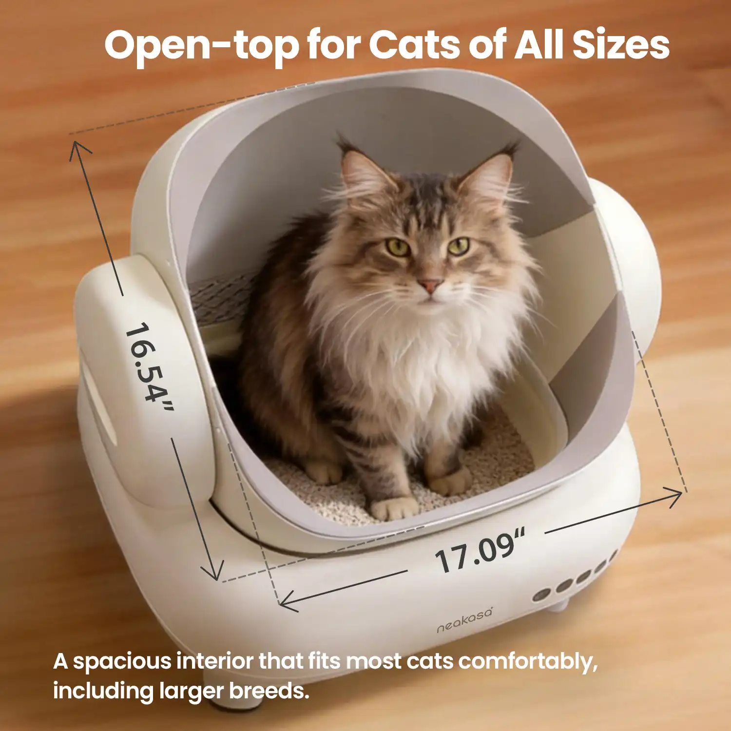 Neakasa M1 Lite Plus Open-Top Self-Cleaning Cat Litter Box - Image 3