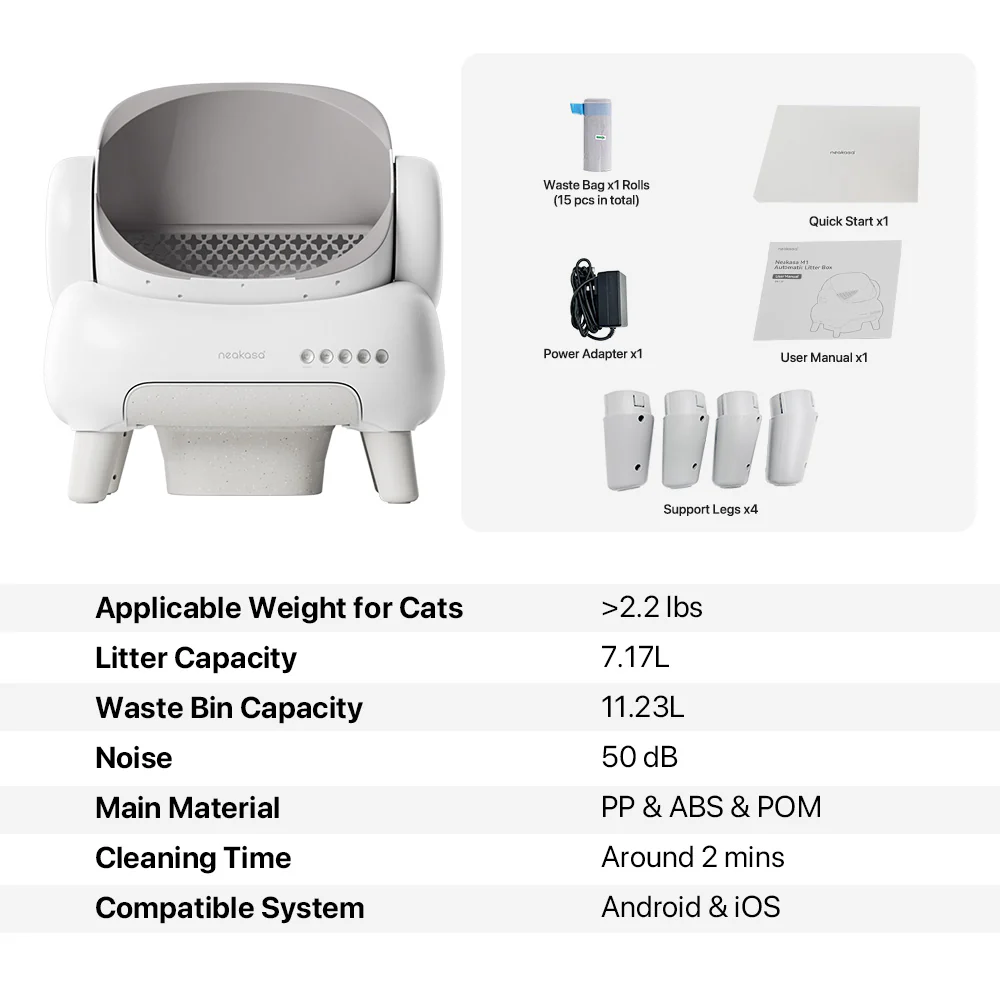 (Sale) Neakasa M1 Lite Open-Top Automatic Cat Litter Box - Image 8