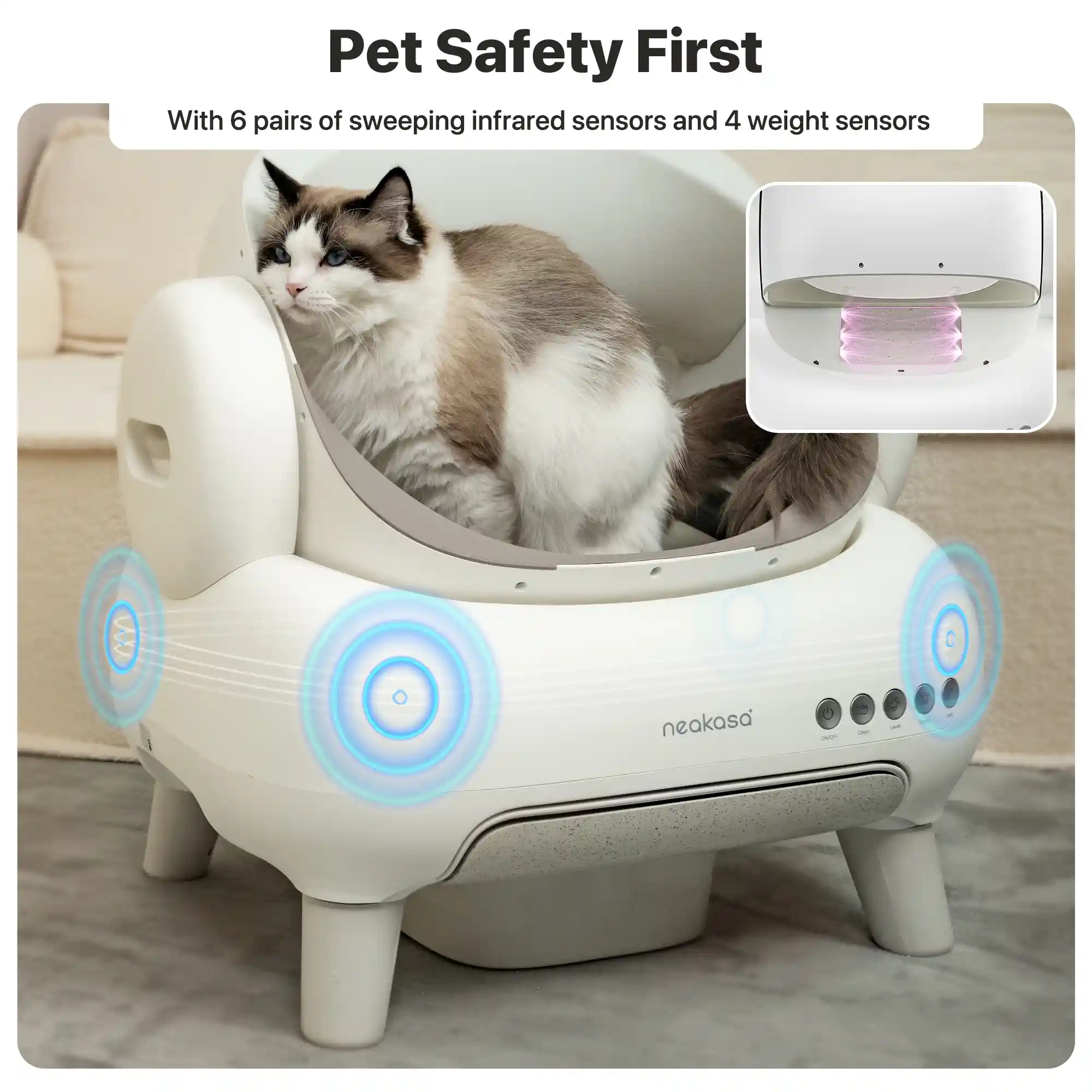 (Sale) Neakasa M1 Lite Open-Top Automatic Cat Litter Box - Image 4