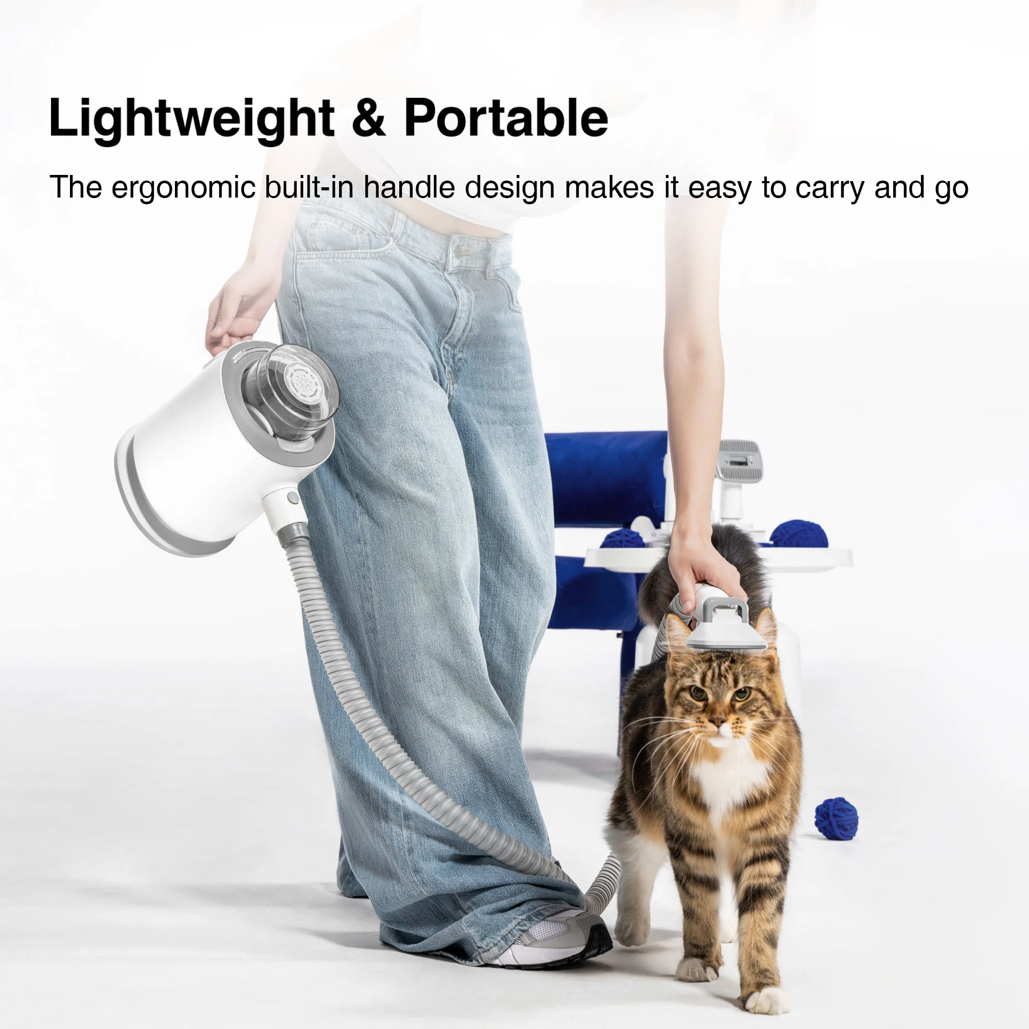 Neakasa P0 Lite 4-in-1 Pet Grooming Vacuum Kit - Image 9