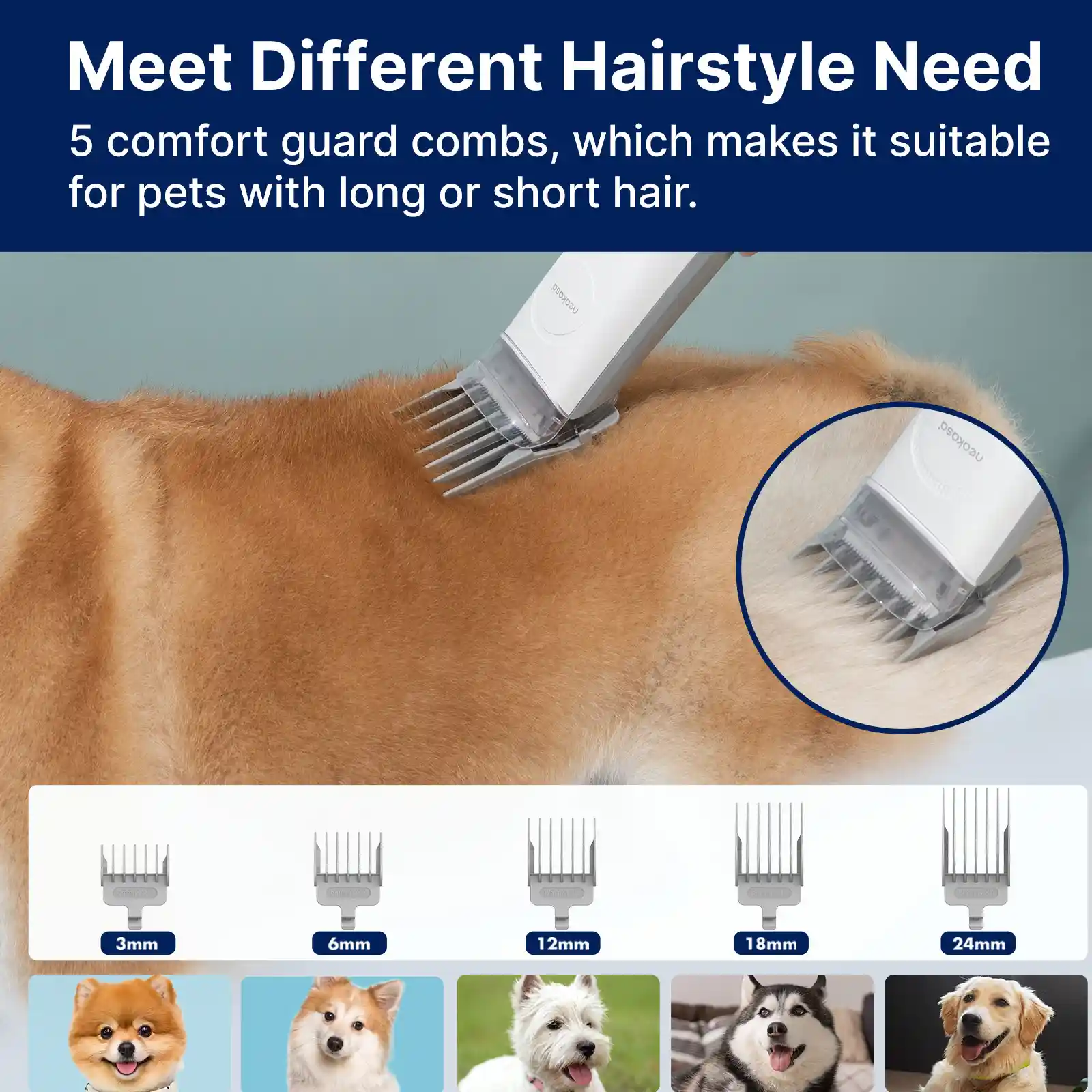 Neakasa P2 Pet Grooming Vacuum Kit for Dogs - Image 7
