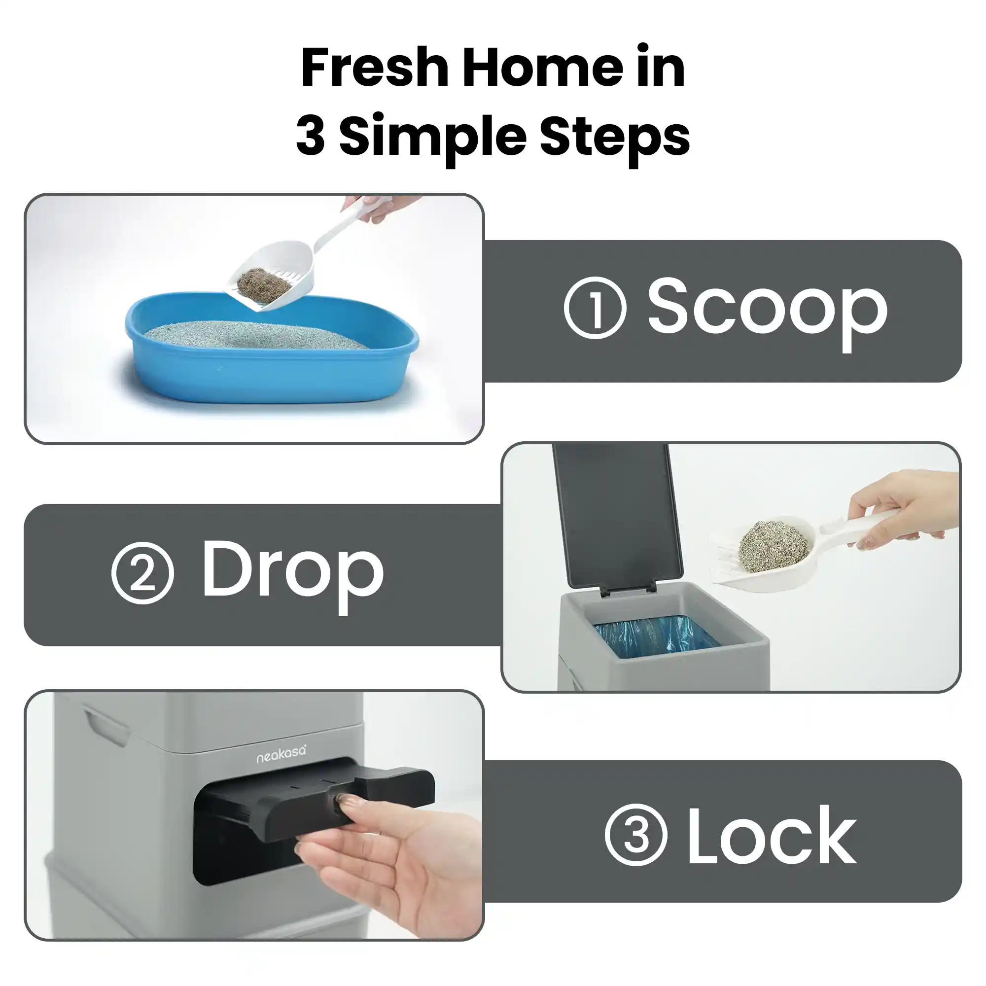 Neakasa PooGuard Pet Waste Disposal Bin - Image 9