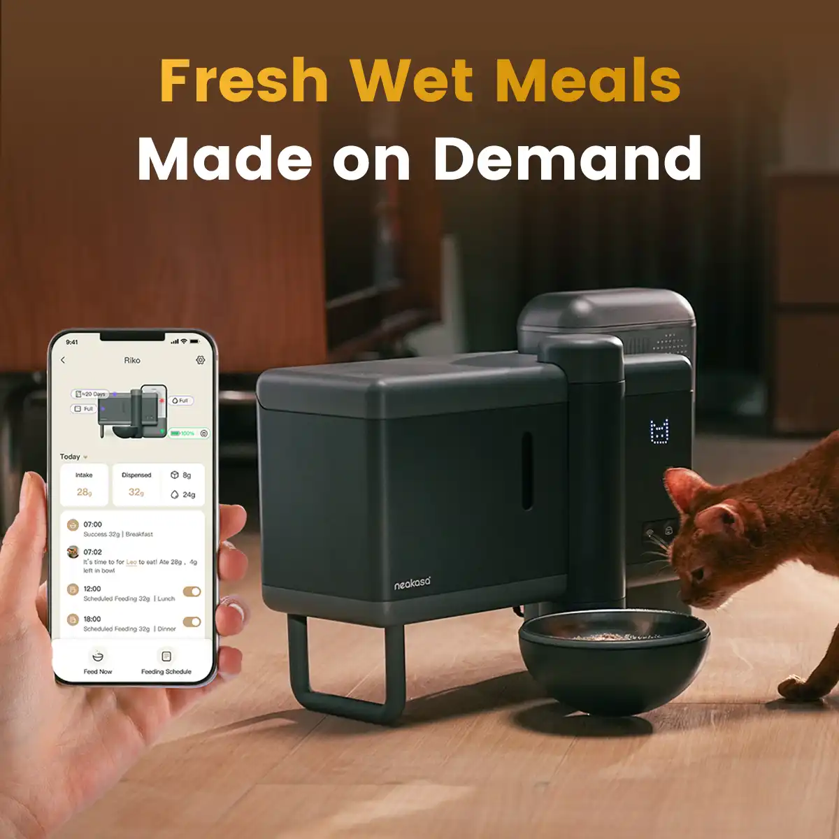 Neakasa Riko Automatic Pet Feeder for Wet Food - Deposit Reservation - Image 4