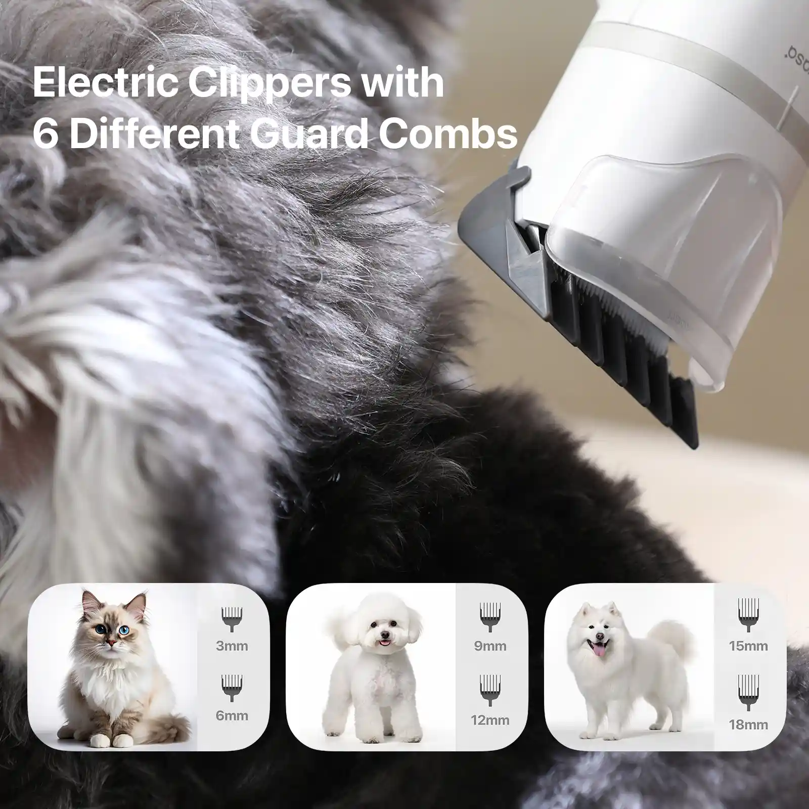 Neakasa S1 Lite 5-in-1 Pet Grooming Vacuum Kit - Image 7